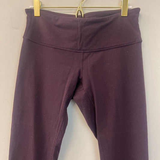 Lululemon Burgundy Full Length Leggings 6