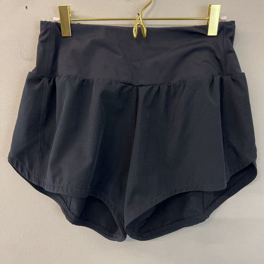 Black Flowy Athletic Shorts Medium