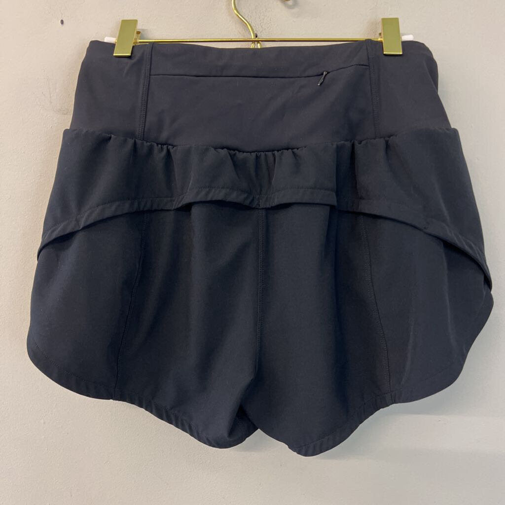 Black Flowy Athletic Shorts Medium