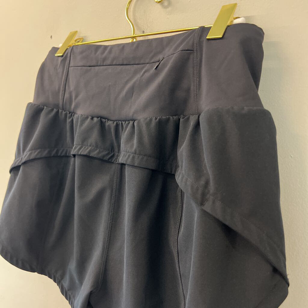 Black Flowy Athletic Shorts Medium