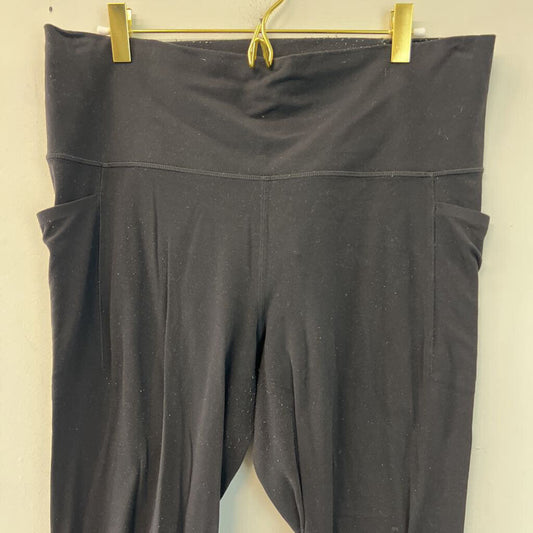 Athleta Black Cropped Leggings Large