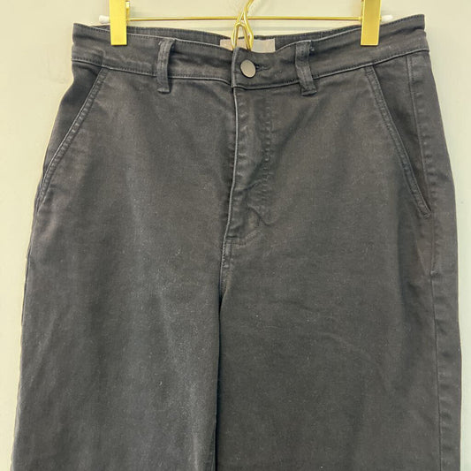 Everlane Black Wide Leg Denim Jeans 8