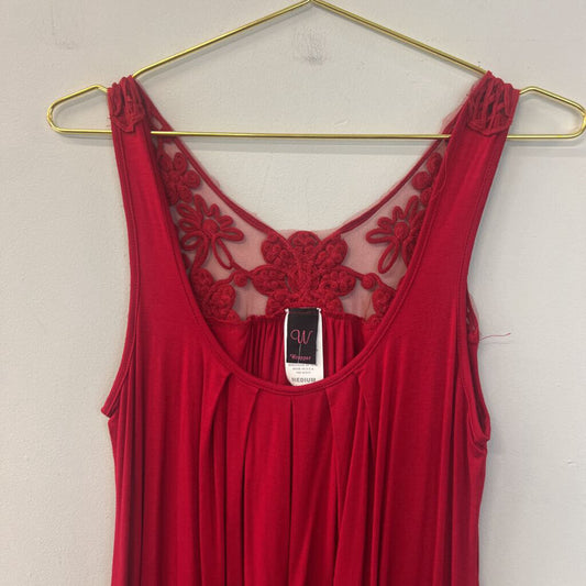 Wrapper Crochet Lace Tank Top Medium