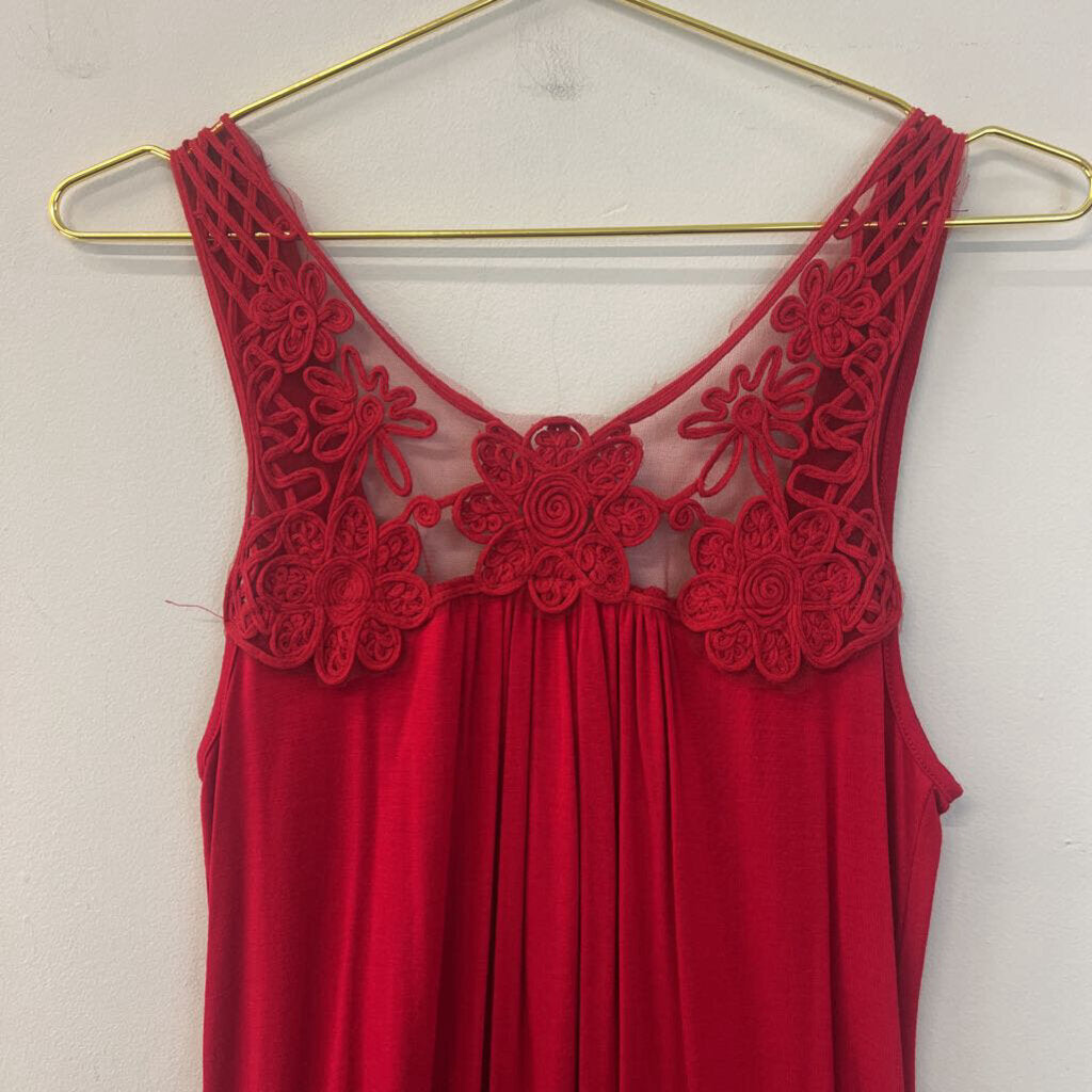 Wrapper Crochet Lace Tank Top Medium