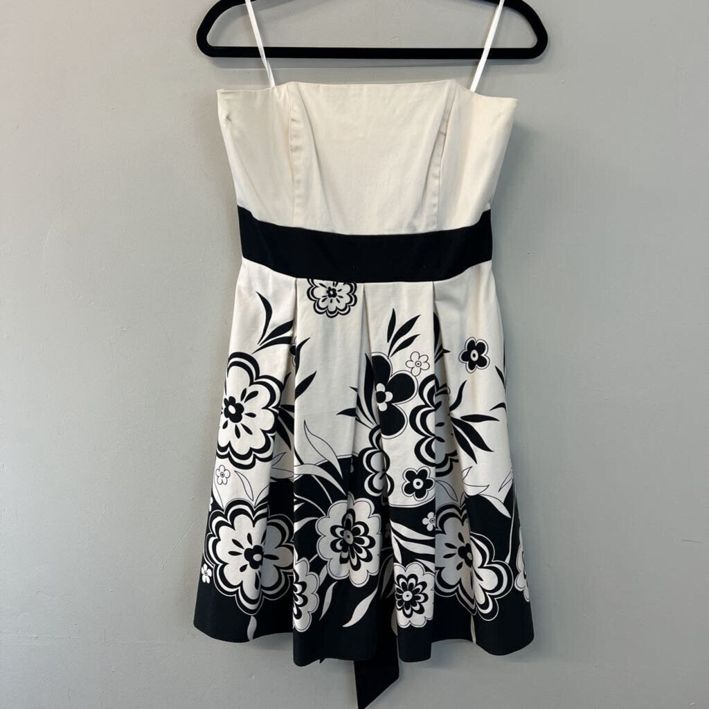 APNY Strapless Retro Flower Dress 10