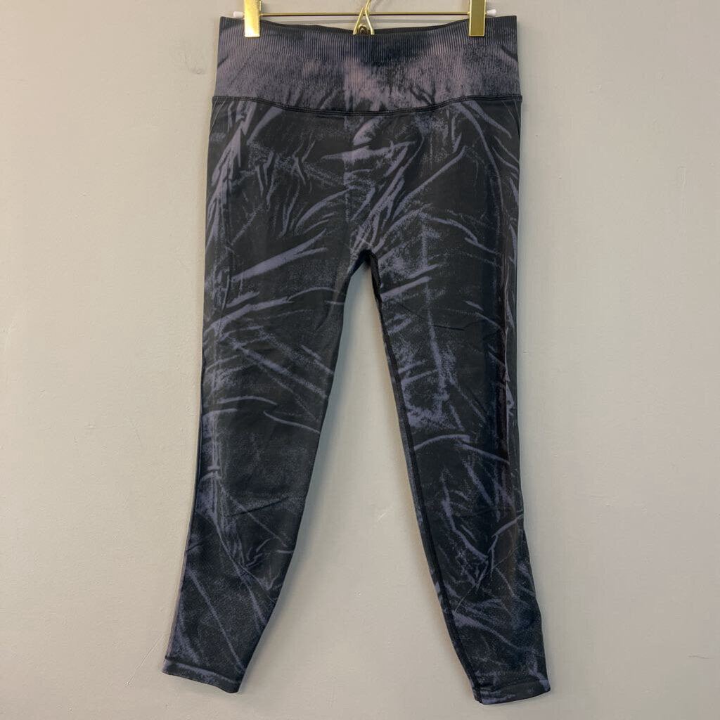 Lululemon Grey Print Cropped Leggings 8