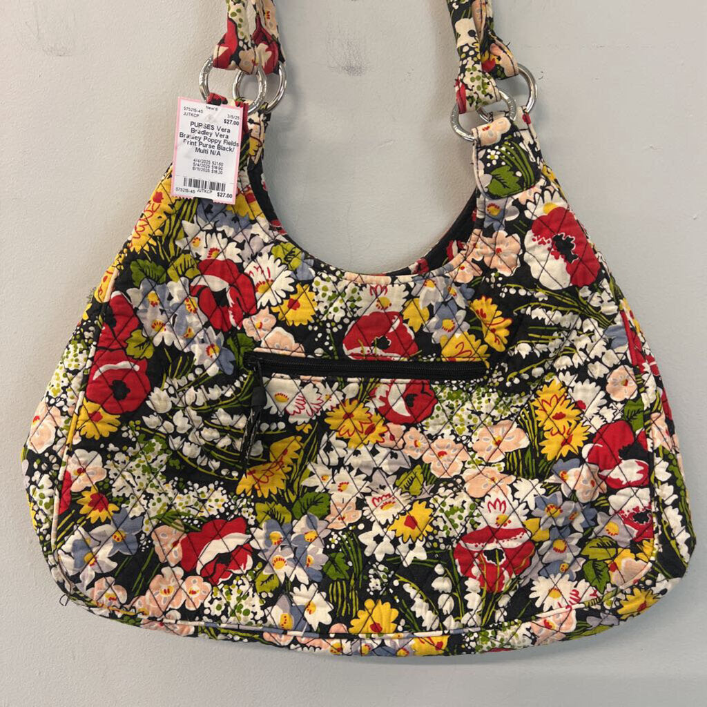 Vera Bradley Poppy Fields Print Purse