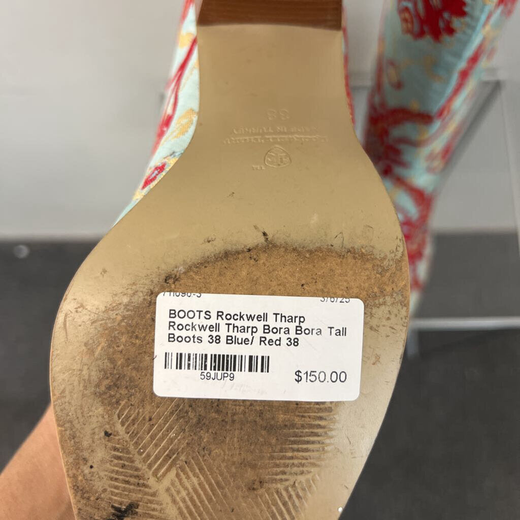 Rockwell Tharp Bora Bora Tall Boots 38