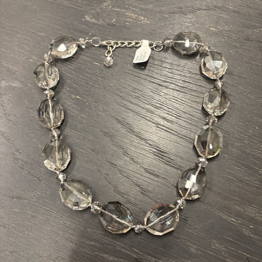 Silver/ Grey Beaded Necklace