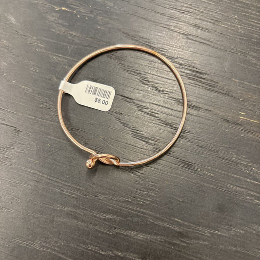 Rose Gold Metal Knot Bracelet