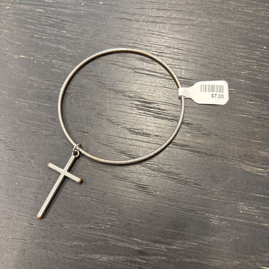 Silver Cross Bracelet