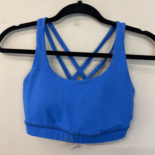 Lululemon Blue Strappy Back Padded Sports Bra 6