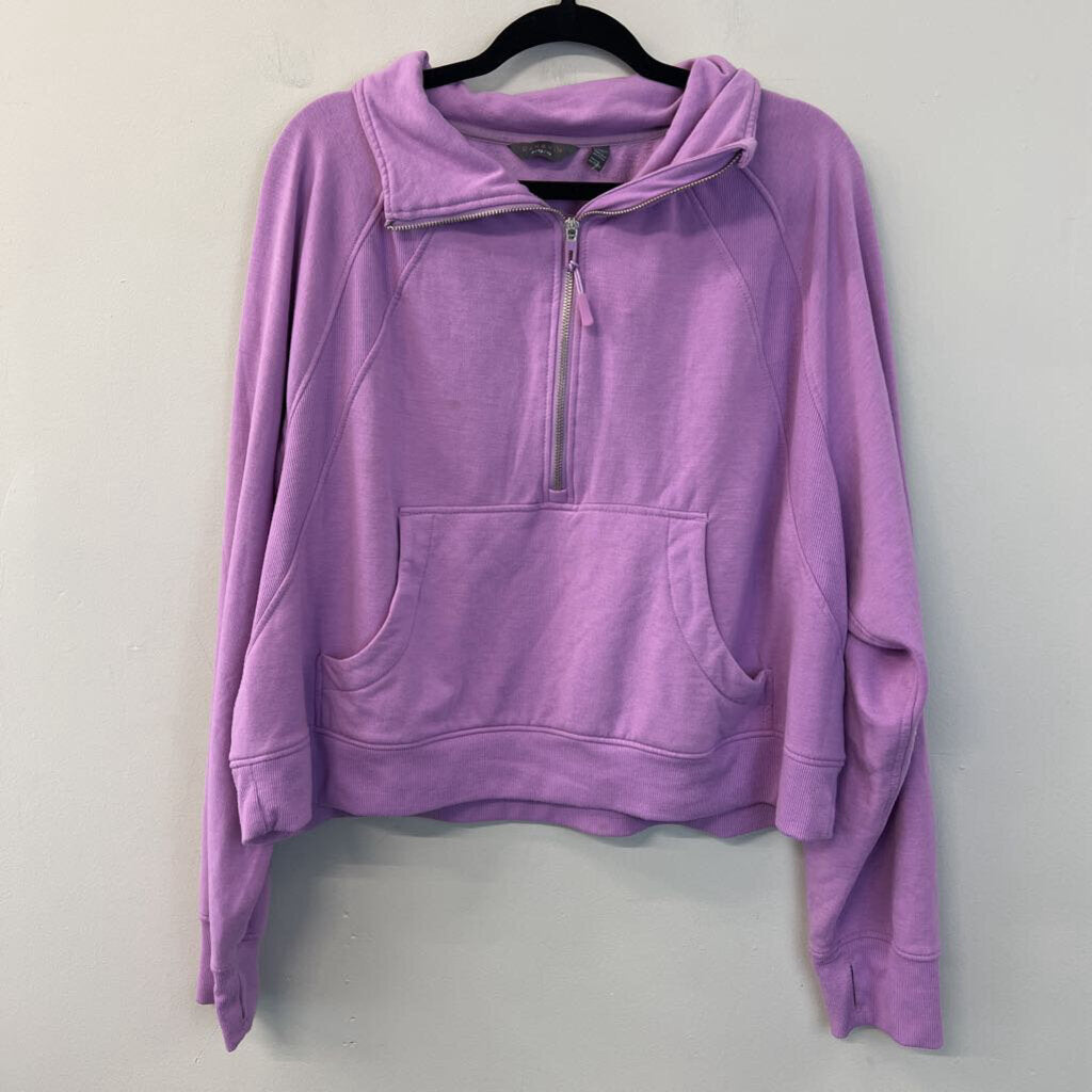 Danskin Purple Half Zip Pullover Extra Large