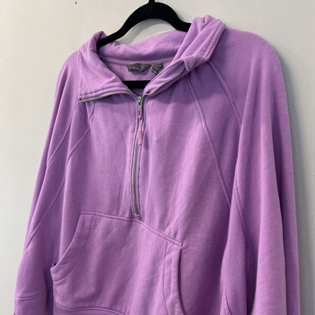Danskin Purple Half Zip Pullover Extra Large