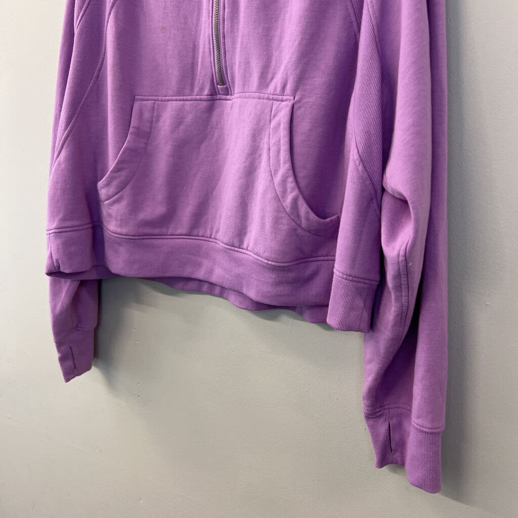 Danskin Purple Half Zip Pullover Extra Large