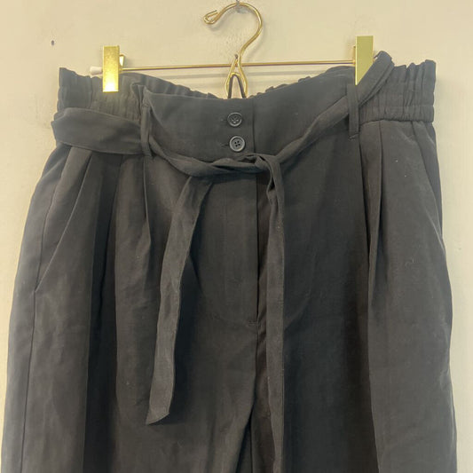 Simply Vera Black High Waisted Trouser Shorts Large