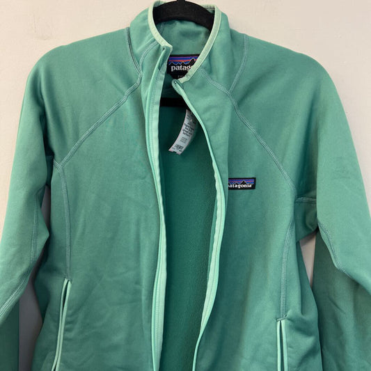 Patagonia Green Zip Up Lightweight Jacket Small