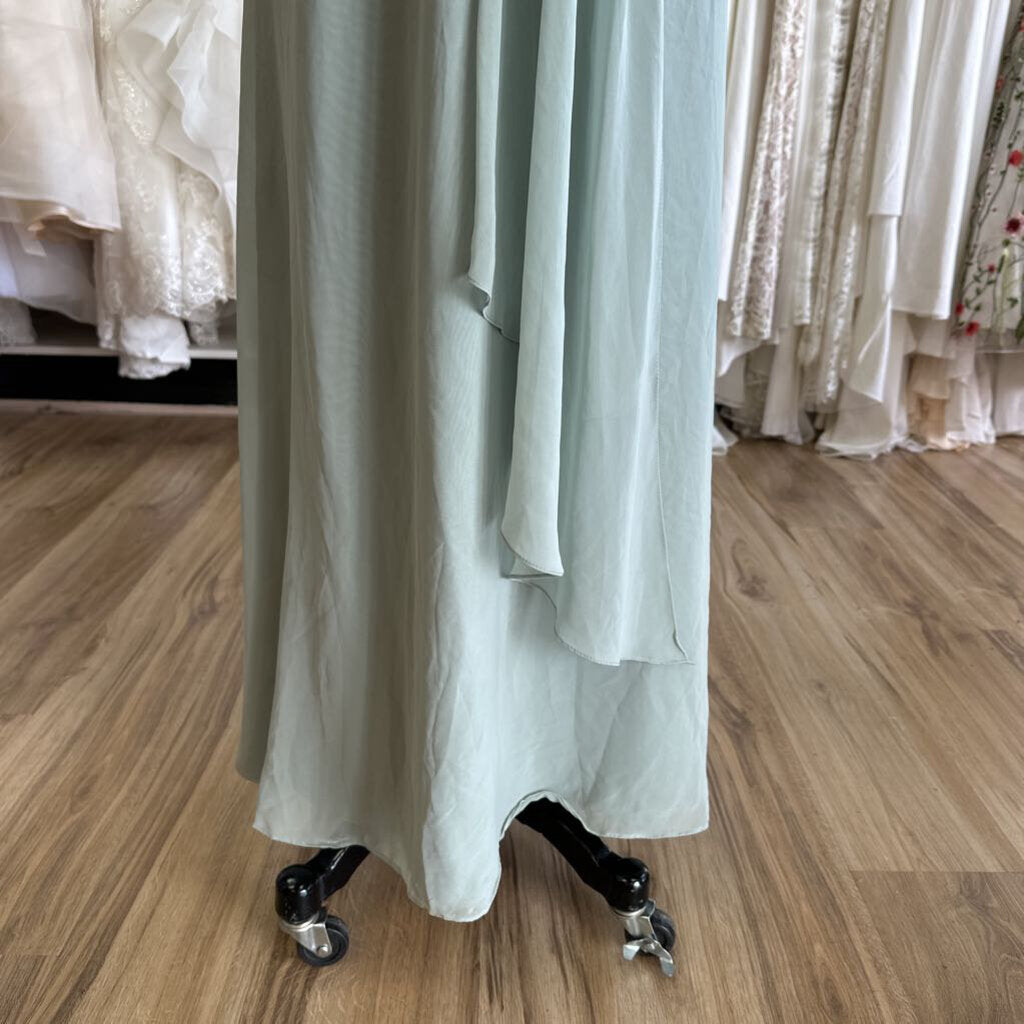 Azazie Strapless Ruched Chiffon Dress 2
