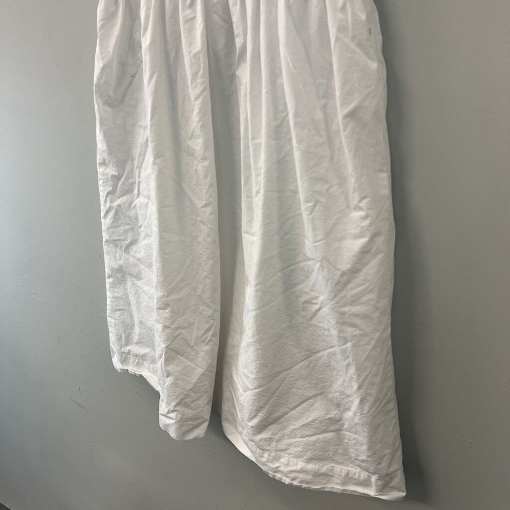 Loft White Short Sleeve Button Down Dress 4