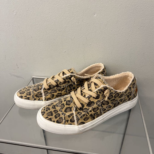 Blowfish Malibu Leopard Print Canvas Sneakers 9