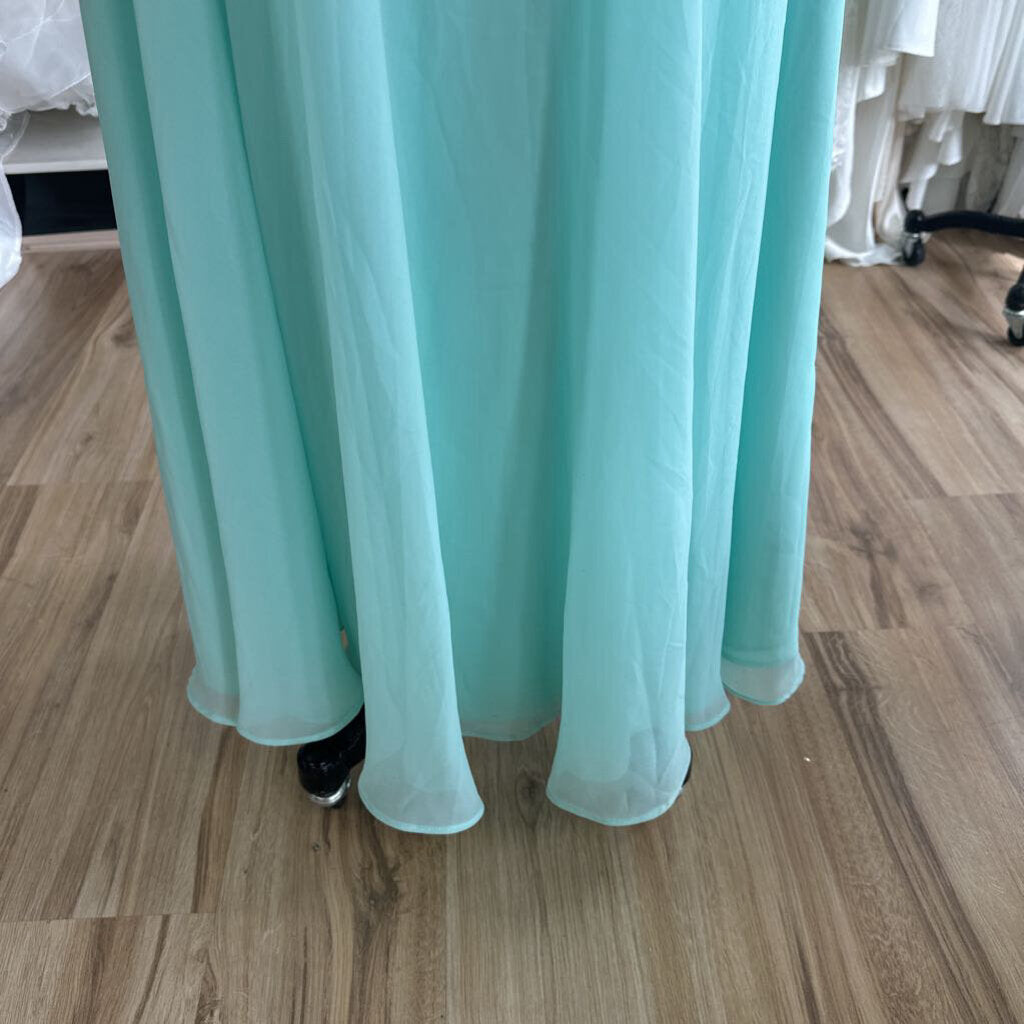 Clarisse Strapless Lace Top Long Dress 9/10