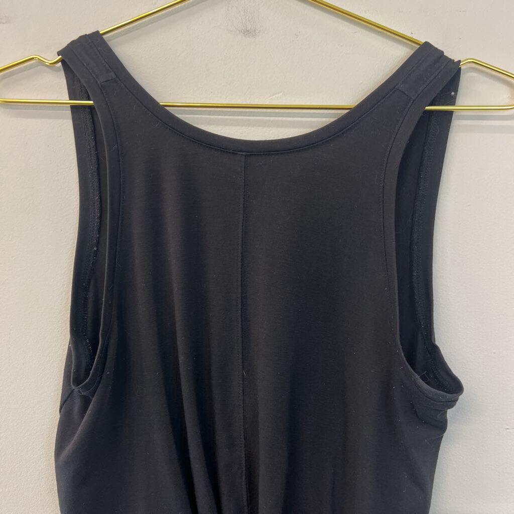 Athleta Black Knot Front Tank Top Small