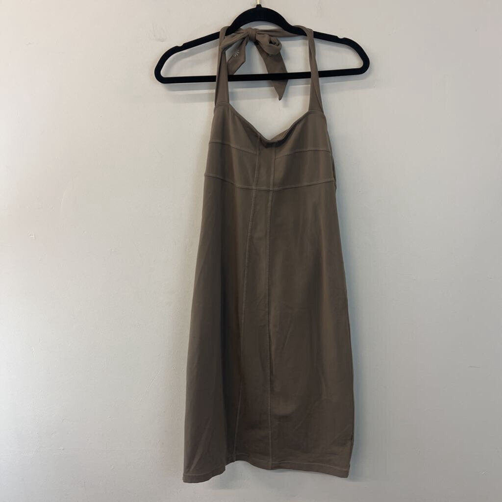 Athleta Green Halter Neck Athletic Dress Small