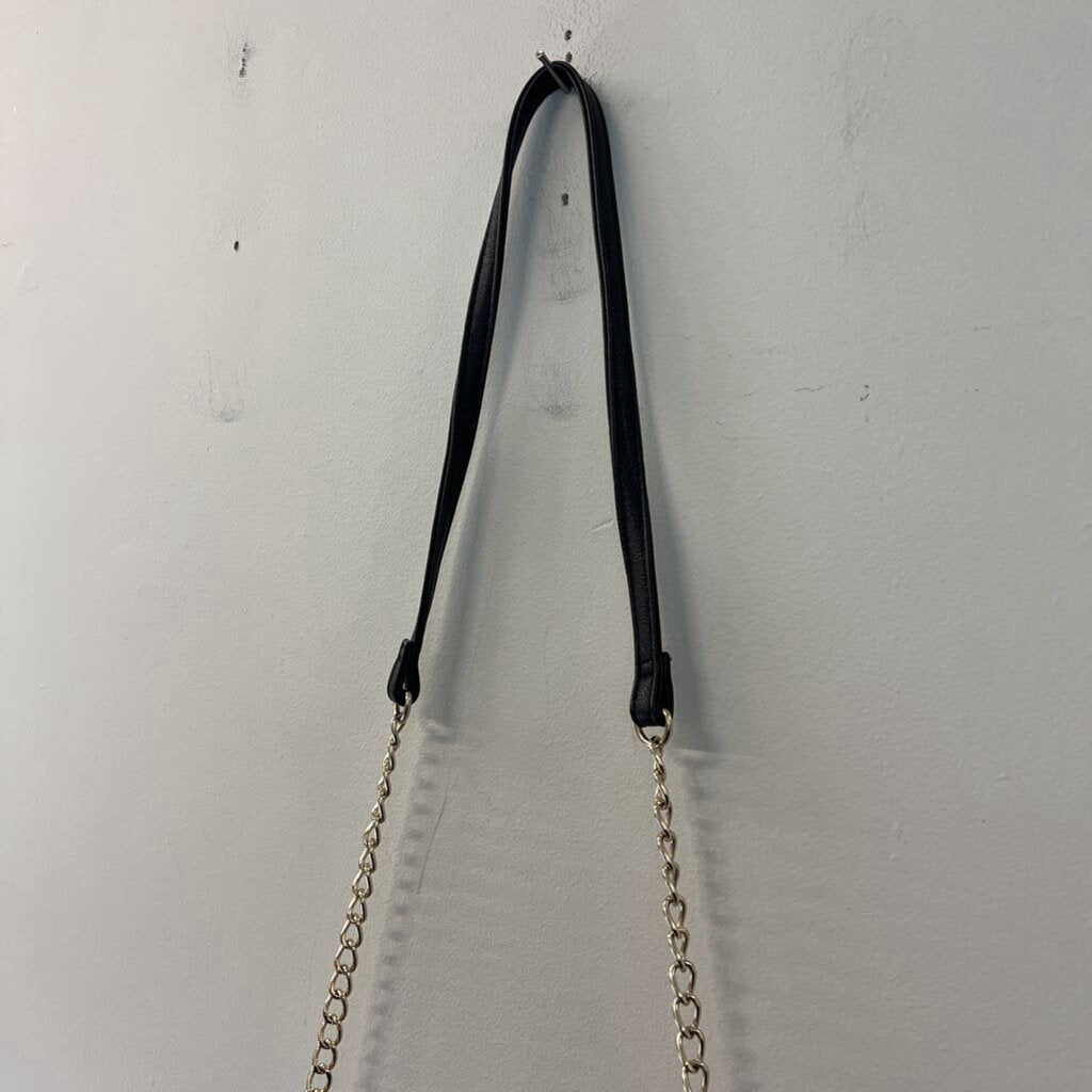 Black/ Gold Quilted Crossbody Purse