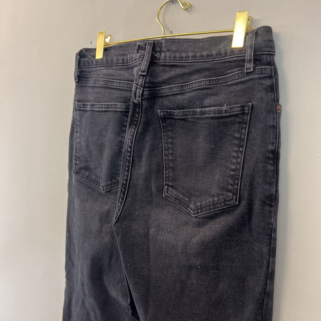 Agolde Black Distressed Skinny Leg Jeans 28