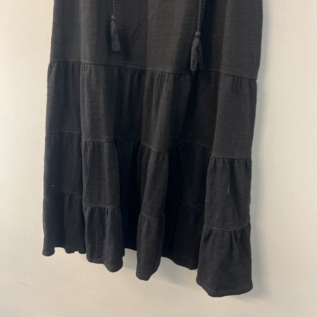Max Studio Black Tiered Tank Dress Extra Large