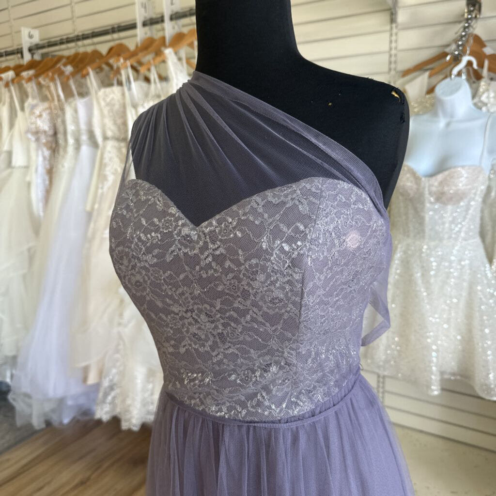 Hayley Paige Occasions One Shoulder Tulle Dress 10