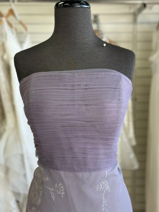 Hayley Paige Occasions Strapless Tulle Dress 14