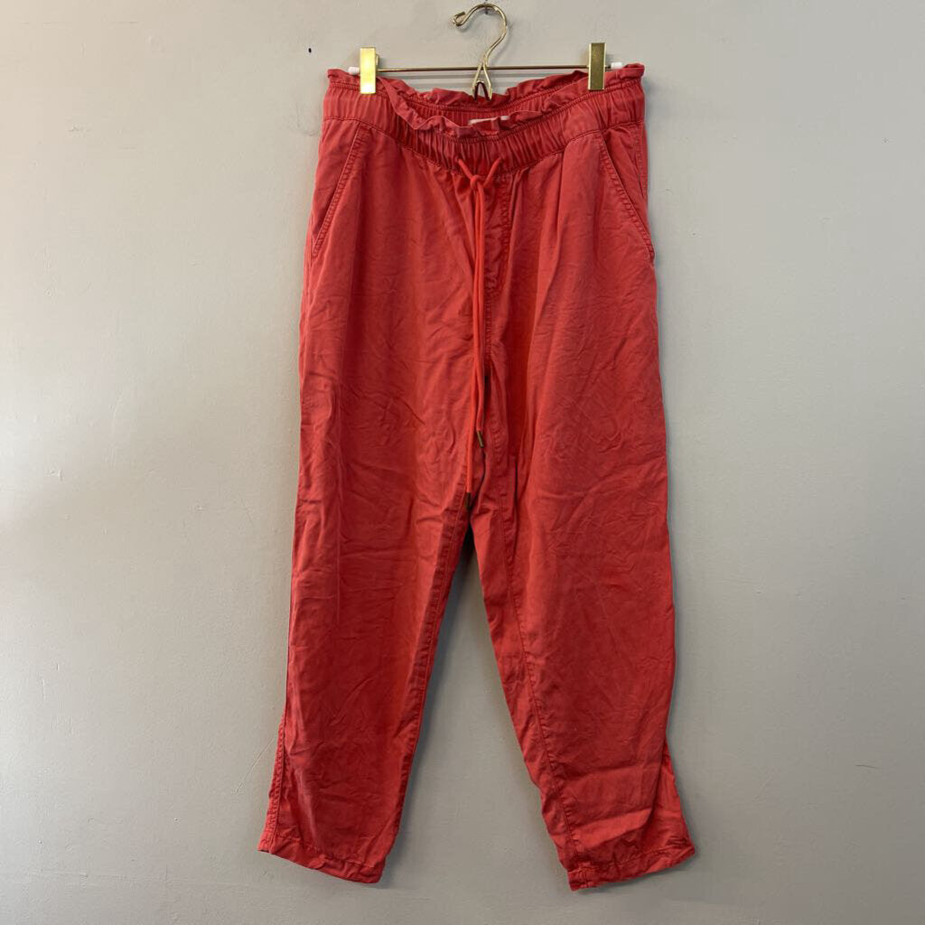 Loft Red Pull On Pants Small