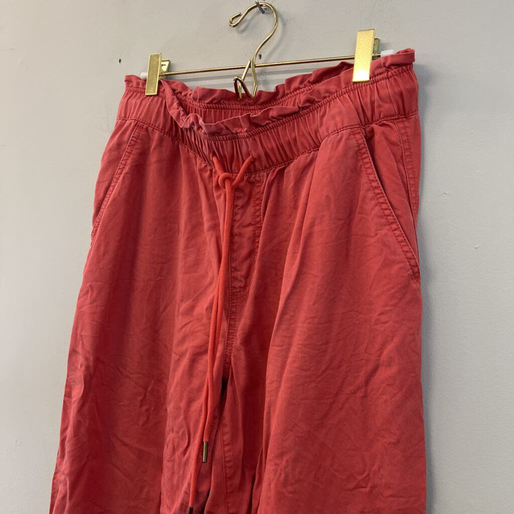 Loft Red Pull On Pants Small