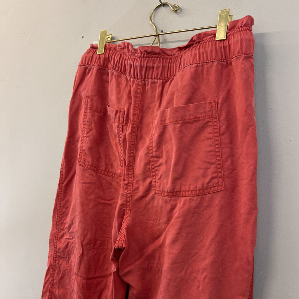 Loft Red Pull On Pants Small