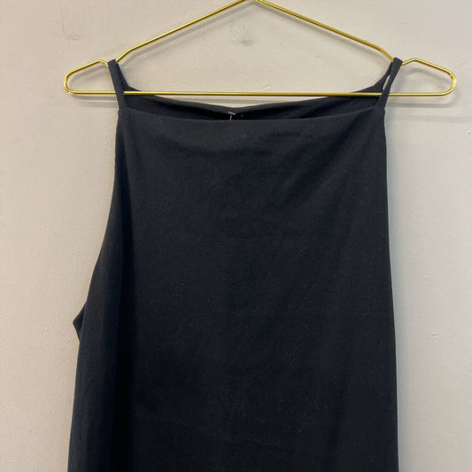 Black Sleeveless Shift Dress Extra Large