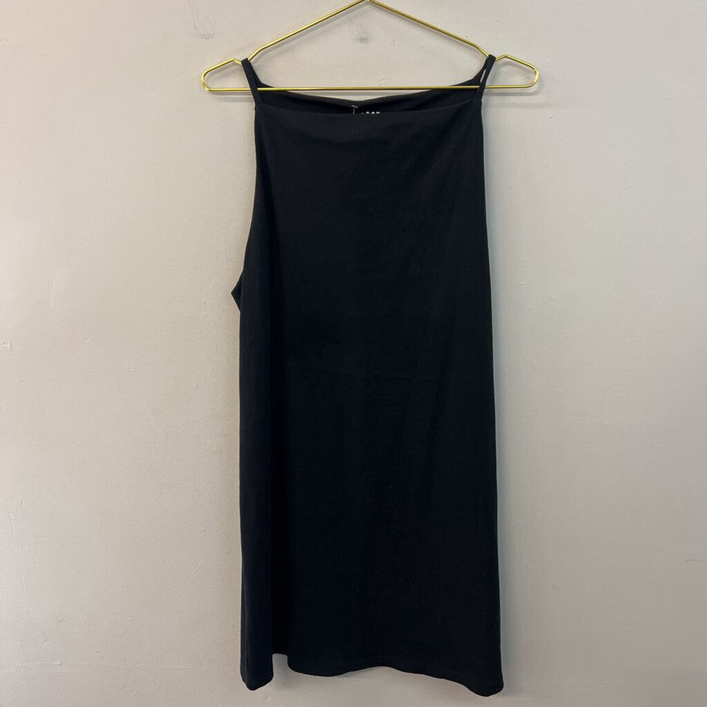 Black Sleeveless Shift Dress Extra Large