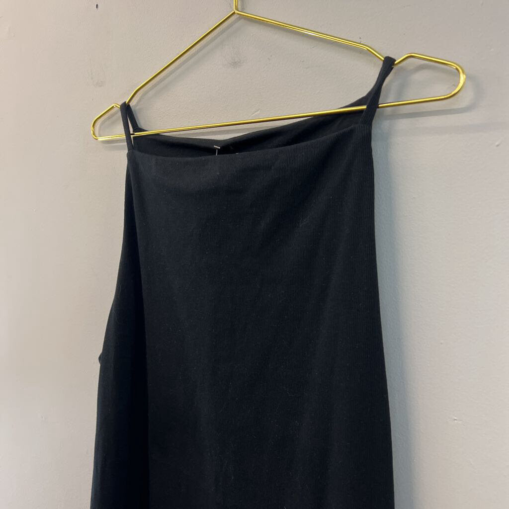 Black Sleeveless Shift Dress Extra Large