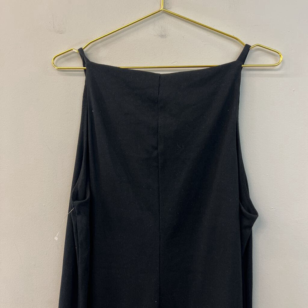 Black Sleeveless Shift Dress Extra Large