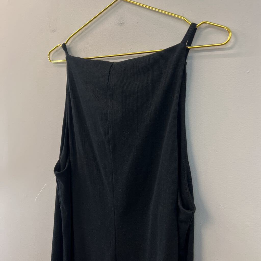 Black Sleeveless Shift Dress Extra Large