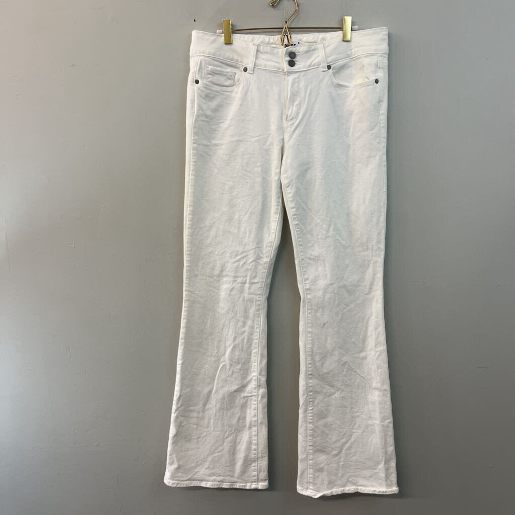 Paige White Denim Flare Jeans 32