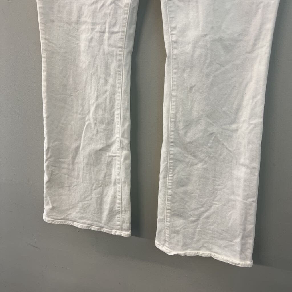 Paige White Denim Flare Jeans 32