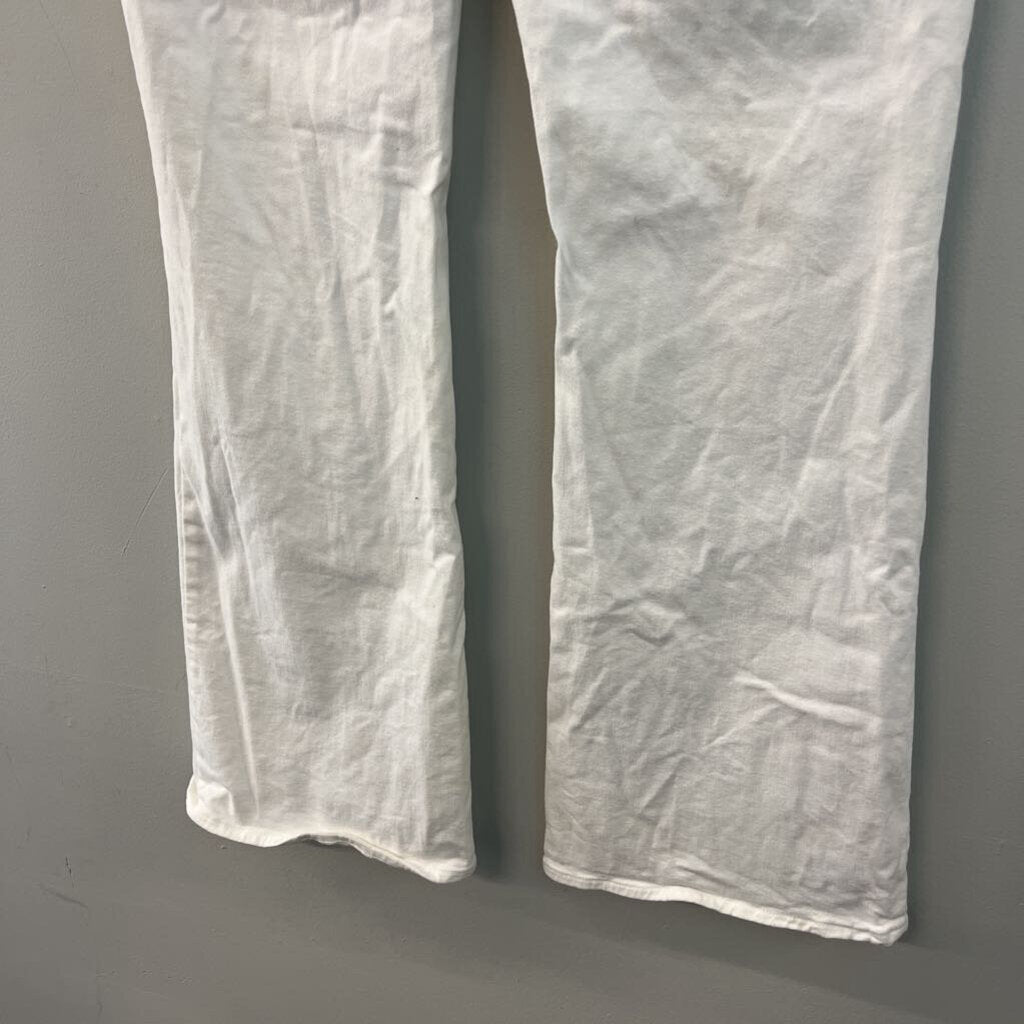 Paige White Denim Flare Jeans 32