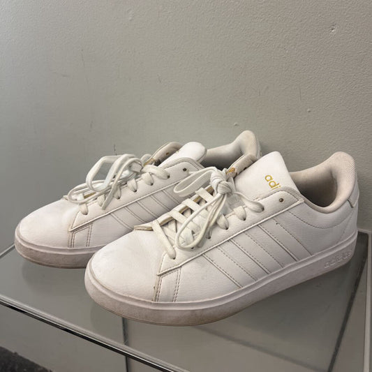 Adidas White Grand Court Sneakers 8