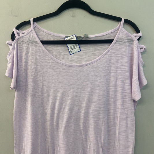 Athleta Purple Short Sleeve Top Medium