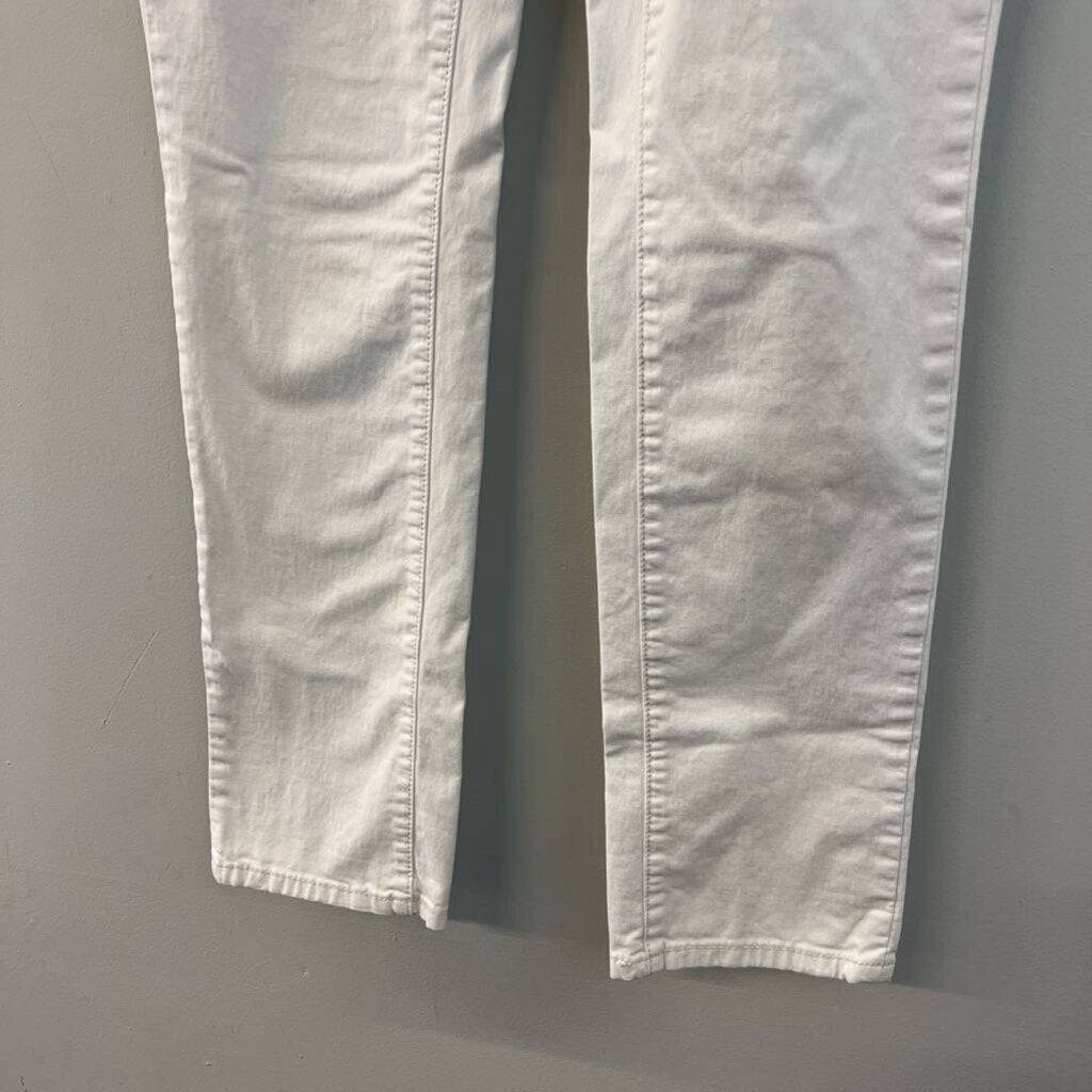 Pilcro White Straight Leg Jeans 26