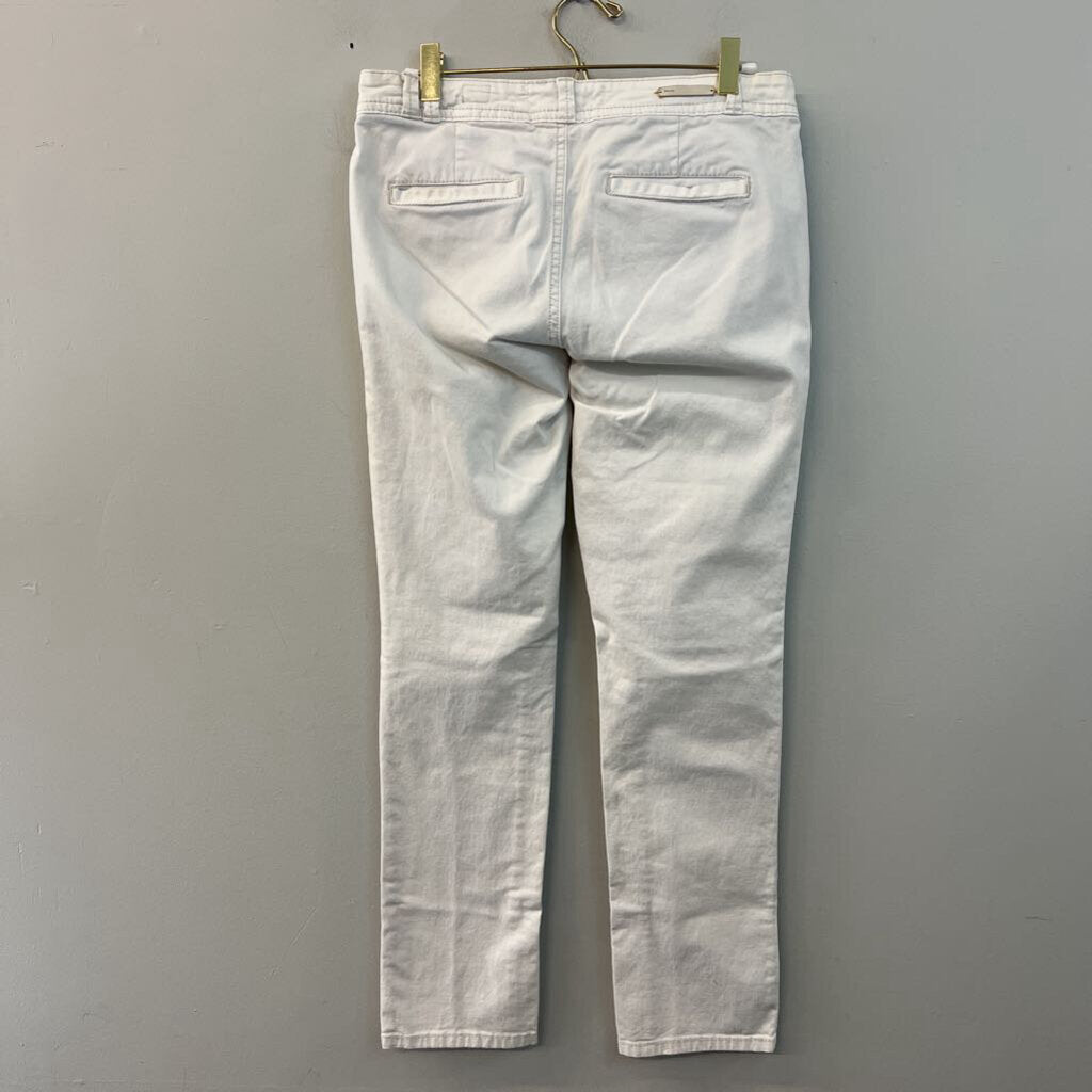 Pilcro White Straight Leg Jeans 26