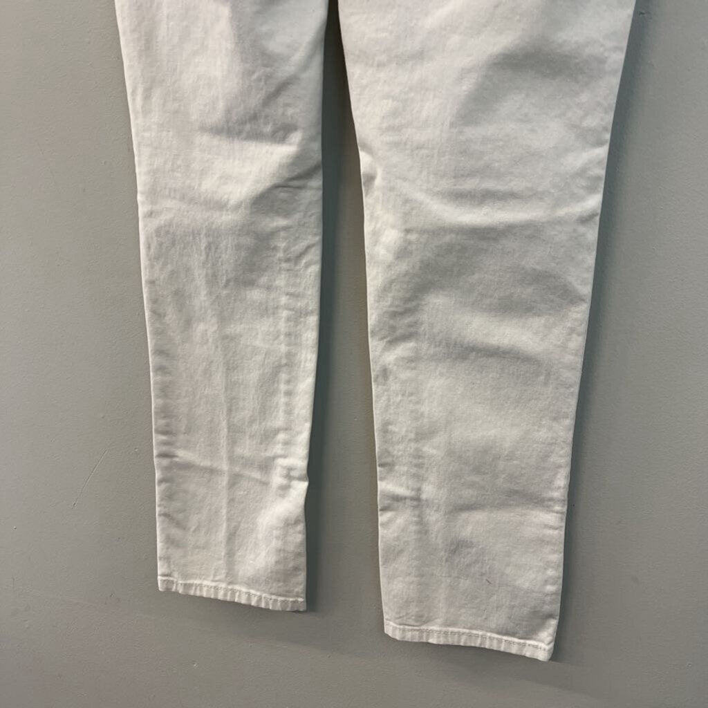 Pilcro White Straight Leg Jeans 26