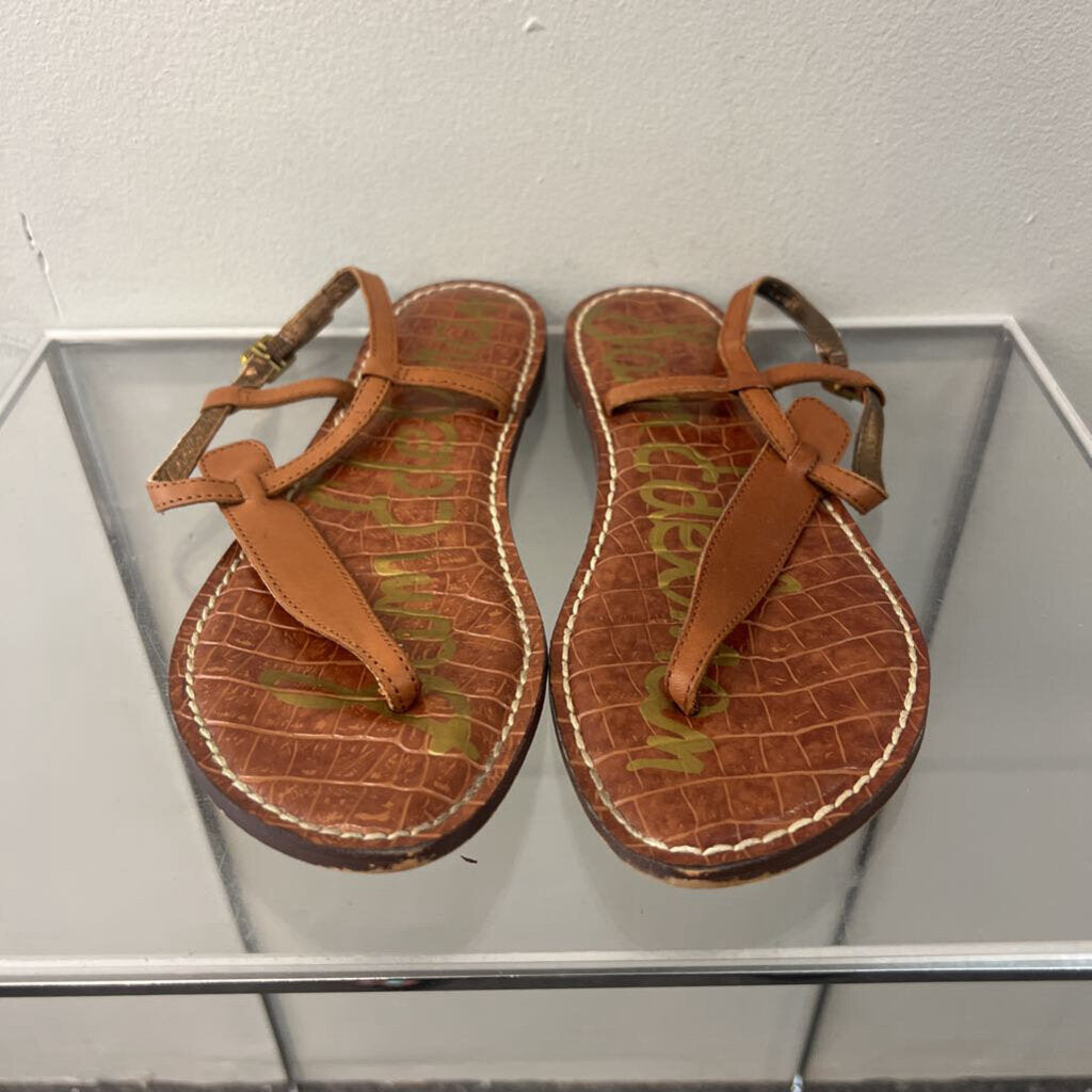 Sam Edelman Brown Leather Sandals 6.5
