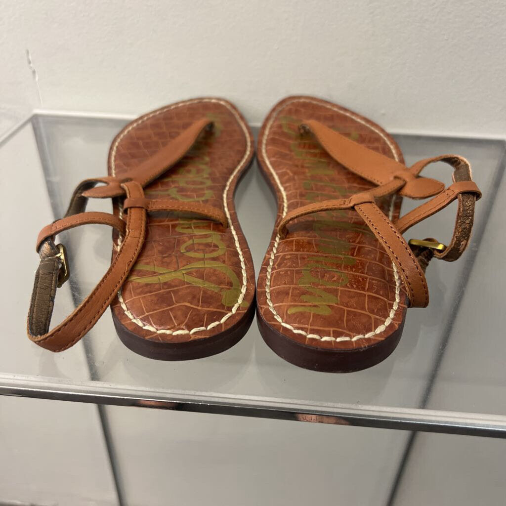 Sam Edelman Brown Leather Sandals 6.5